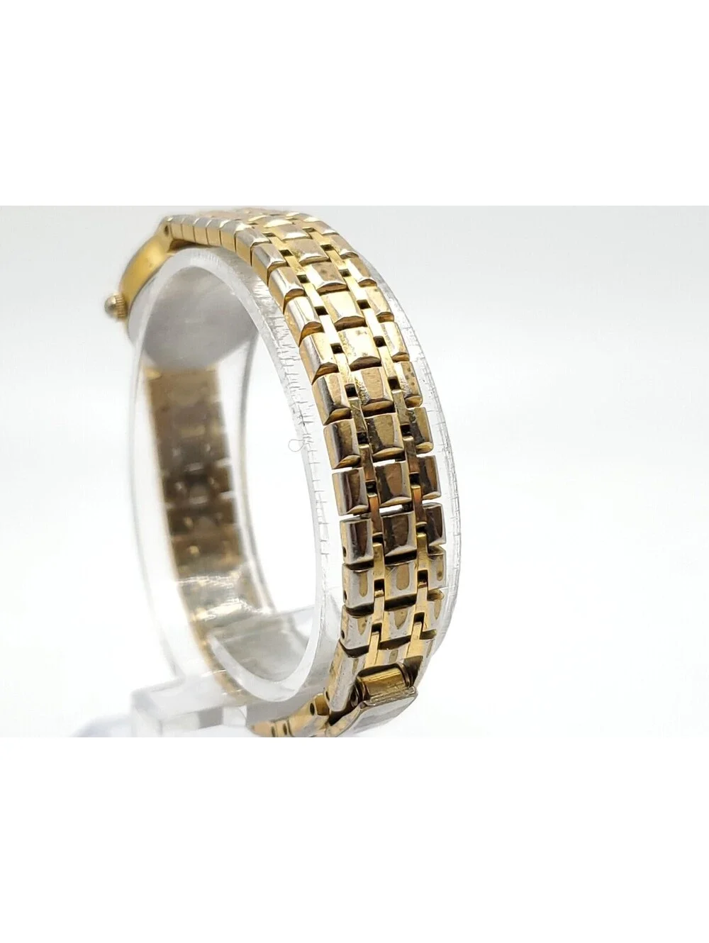 Pulsar Quartz Watch Women New Battery Gold Tone Oval